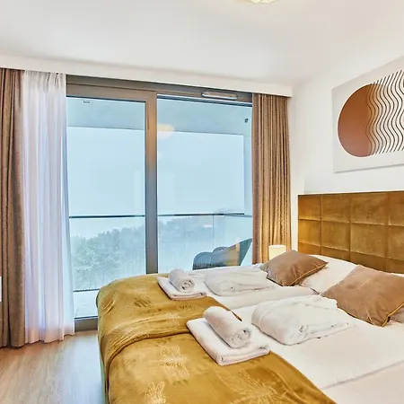 公寓 Wave Panorama - Sea View&spa *