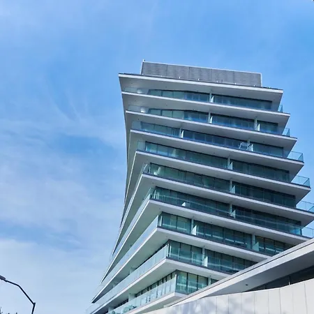 公寓 Wave Panorama - Sea View&spa 米兹多洛杰