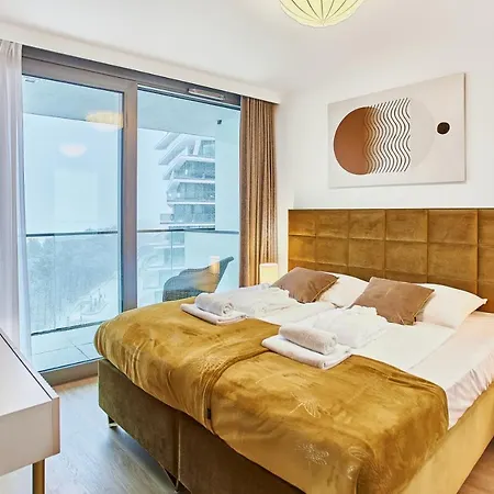 Wave Panorama - Sea View&spa 公寓 米兹多洛杰