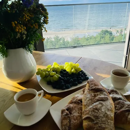 公寓 Wave Panorama - Sea View&spa *