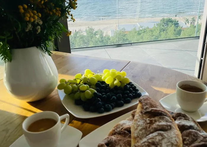 아파트 Wave Panorama - Sea View&spa *